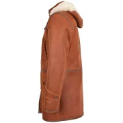 Sheepskin Leather Coat