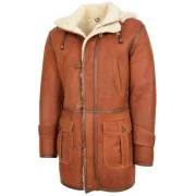 Sheepskin Leather Coat