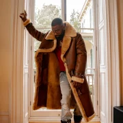 Sheepskin Trench Coat