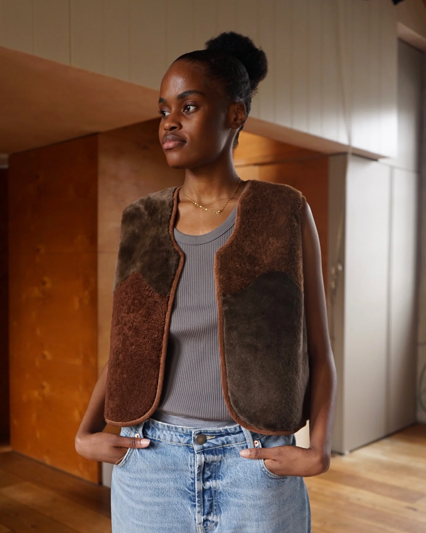 Sheepskin Waistcoat
