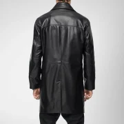 Sheepskin and Leather Coat