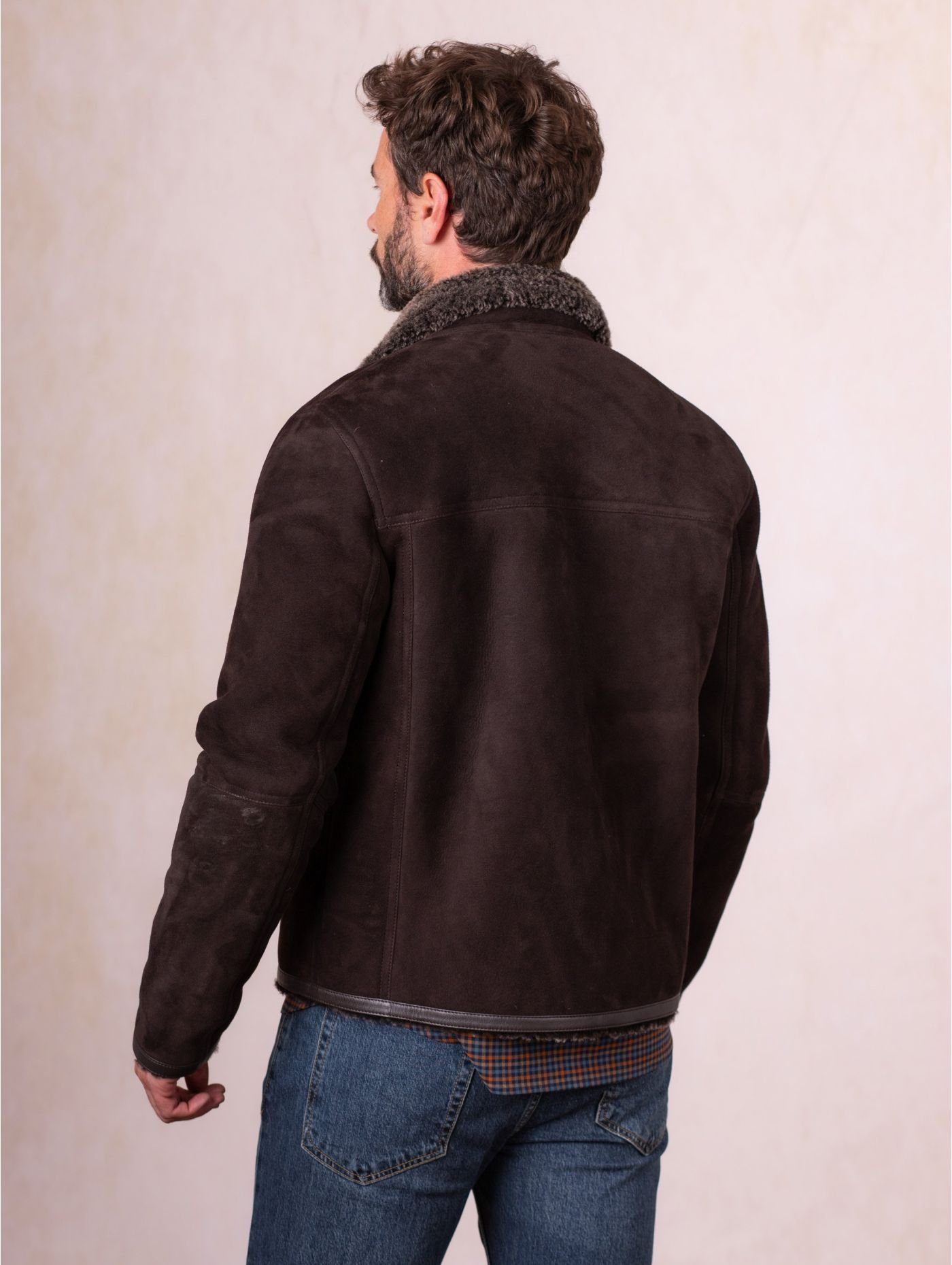 Suede And Shearling Jacket