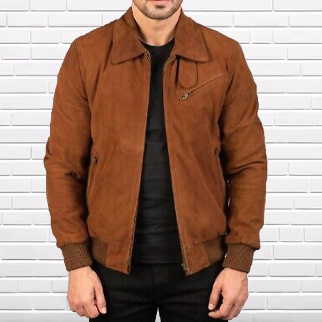 Tan Sheepskin Jacket Mens