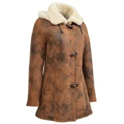 Vintage Ladies Sheepskin Coat
