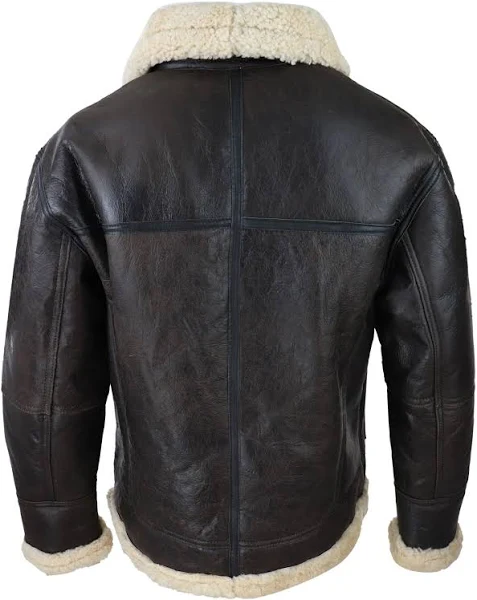 Vintage Shearling Jacket Mens