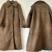 Vintage Women Sheepskin Coat