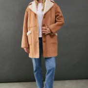 Women's Shearling Coat Long