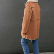 Women's Shearling Coat Long