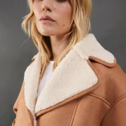 Women's Shearling Coat Long