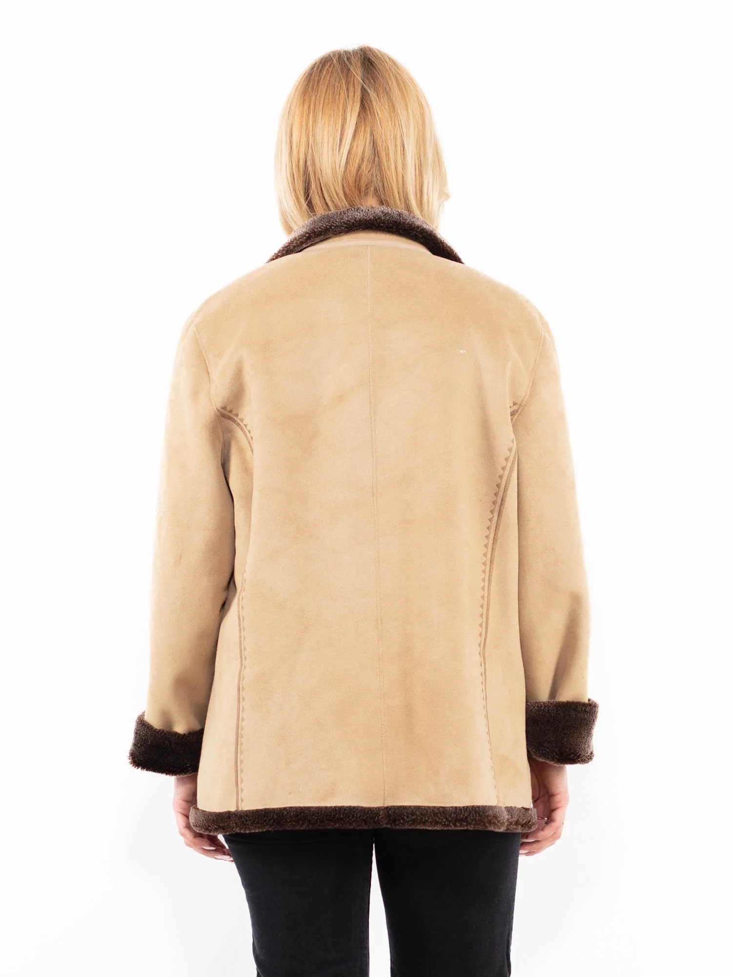 Womens Faux Sheepskin Jacket