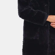 Women’s Shearling Coat Black