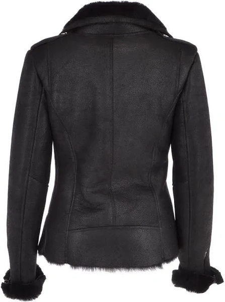 Women’s Shearling Jacket Black