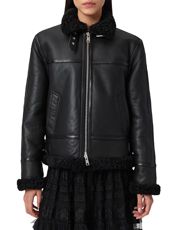 All Saints Sheepskin Jacket