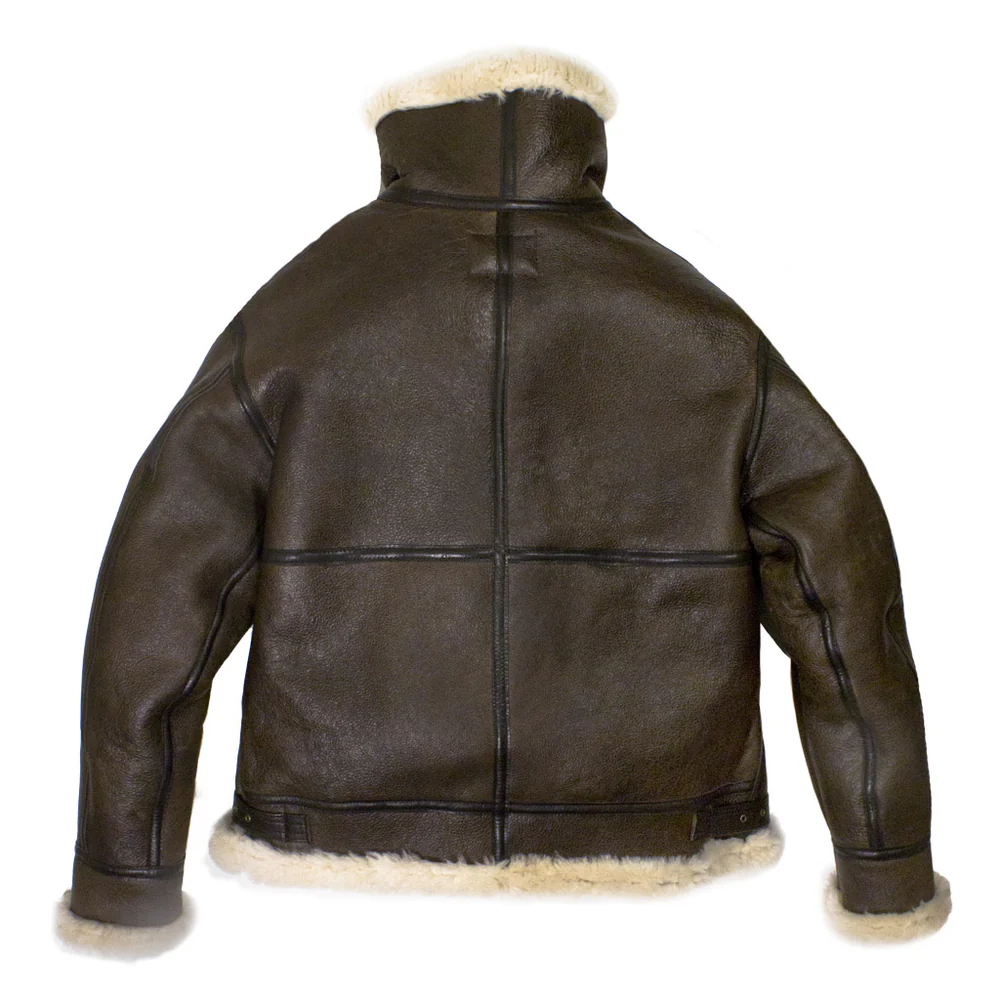 B3 Sheepskin Leather Bomber Jacket