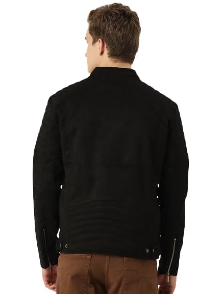 Black Leather Sheepskin Jacket