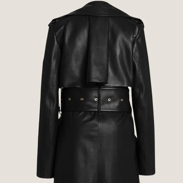 Black Sheepskin Coat Ladies