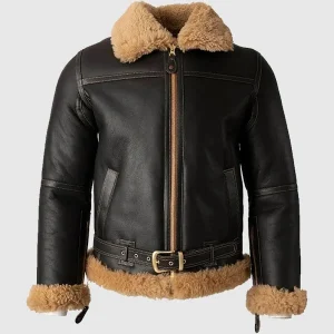 Black Sheepskin Jacket Ladies