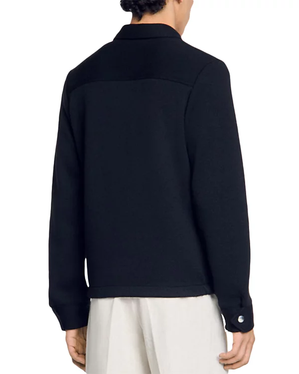 Black Sheepskin Jacket Mens