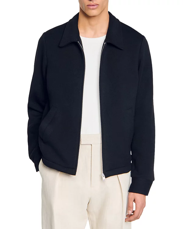 Black Sheepskin Jacket Mens
