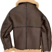 brown sheepskin jacket