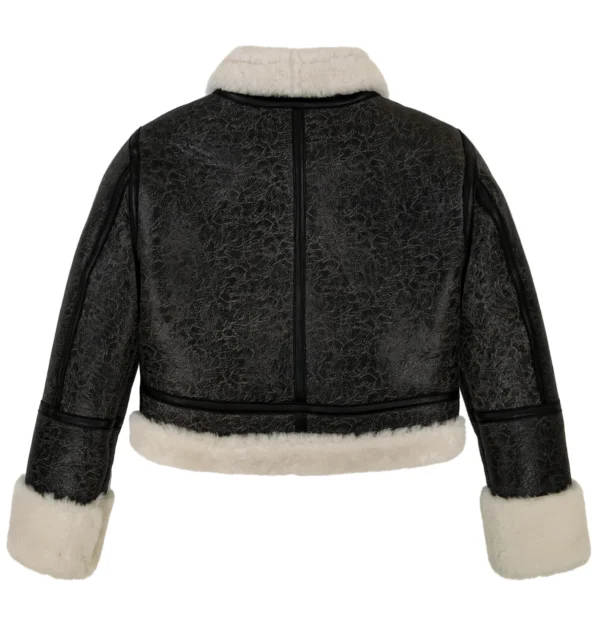Cropped Sheepskin Jacket