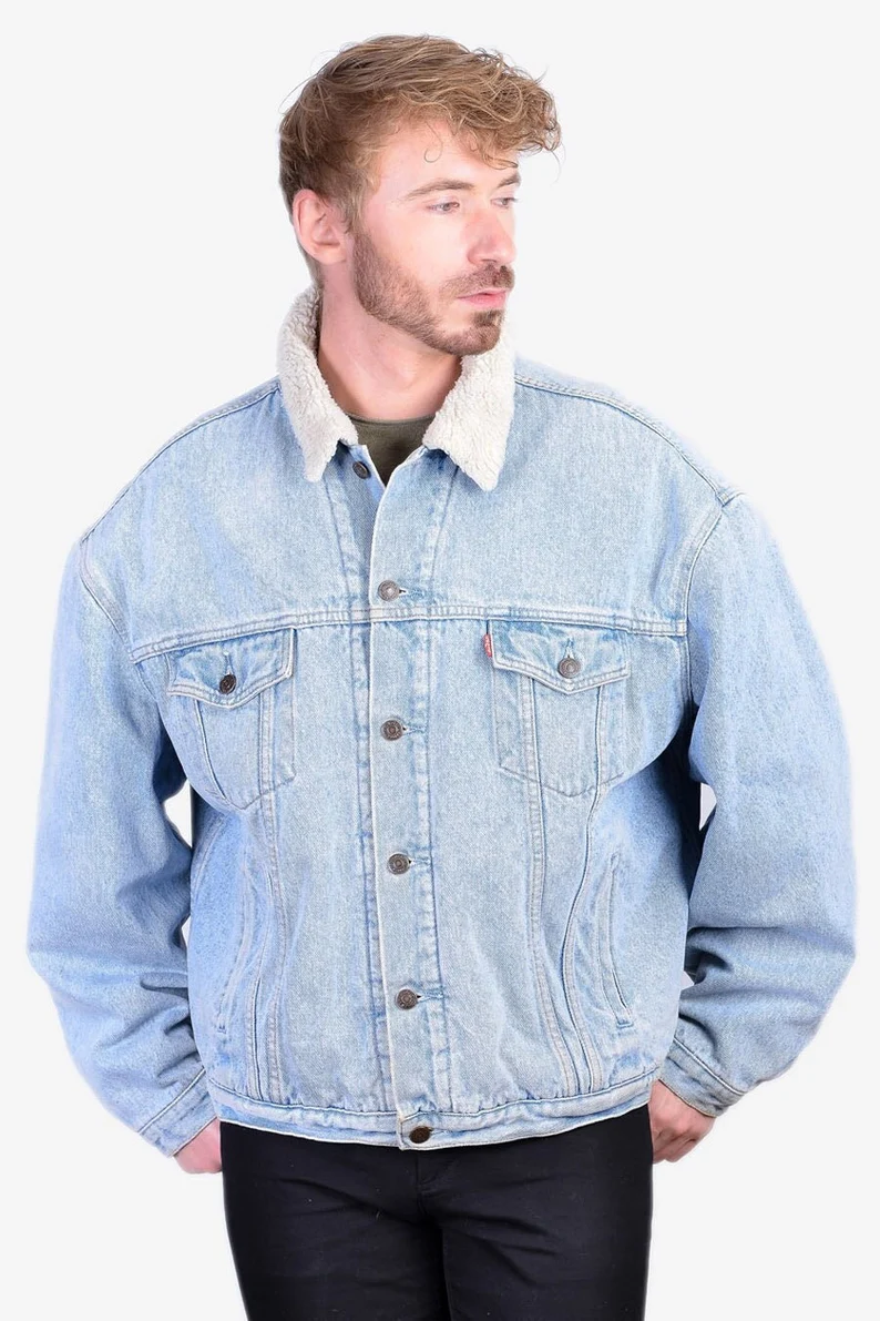 Denim and Sheepskin Jacket