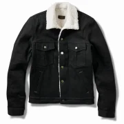 Denim Jacket Sheepskin Collar