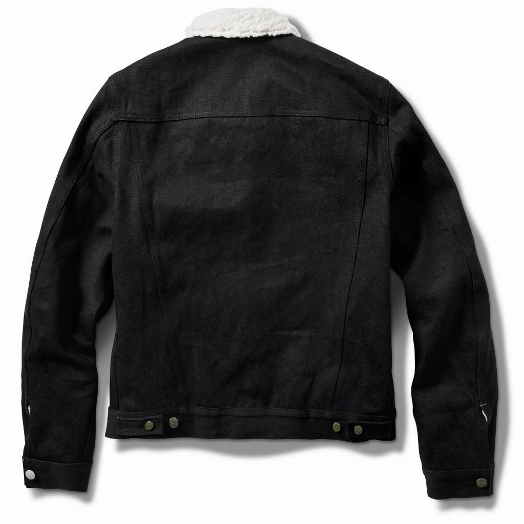 Denim Jacket Sheepskin Collar