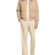 Denim Sheepskin Jacket Mens
