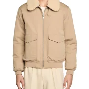 Denim Sheepskin Jacket Mens