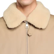 Denim Sheepskin Jacket Mens