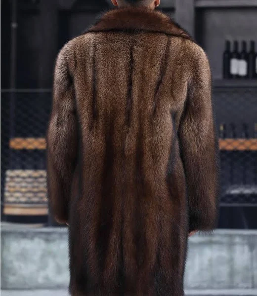 fake sheepskin coat mens