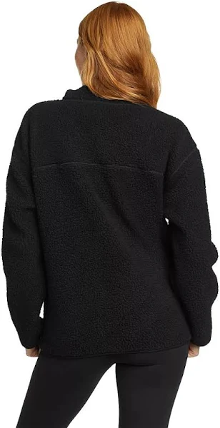 faux shearling black jacket