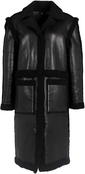 faux shearling coat womens