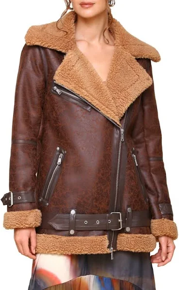 Faux Shearling Coat