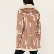 faux shearling coatigan