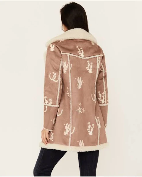 Faux Shearling Coatigan