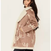 faux shearling coatigan