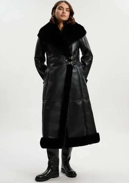 Shearling Coat Womens