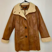 faux shearling coats and jackets