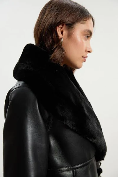 Shearling Coat Womens