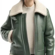 faux shearling jacket