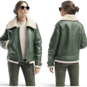 faux shearling jacket