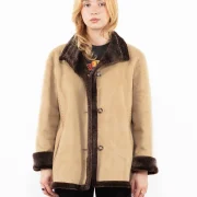 faux sheepskin jacket ladies