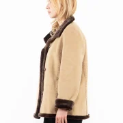 faux sheepskin jacket ladies