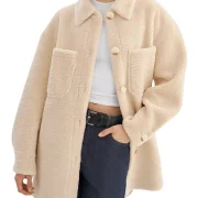 faux sheepskin ladies coats