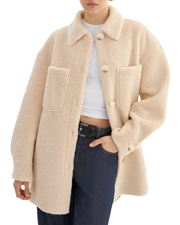 Faux Sheepskin Ladies Coats