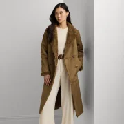faux suede sheepskin coat