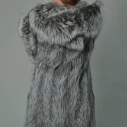 Fluffy sheepskin coat