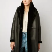 Gerard Darel Sheepskin Coat